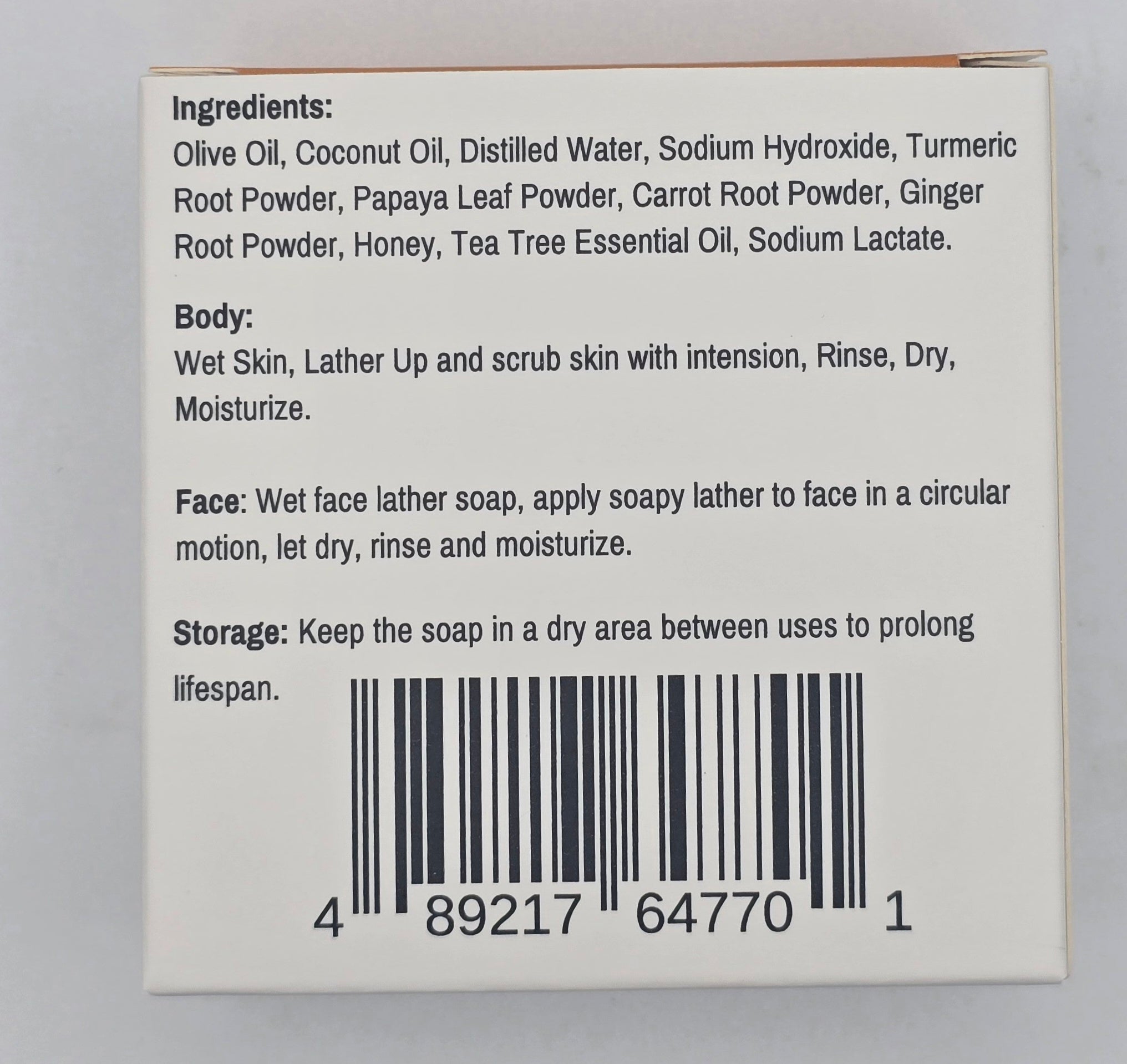 Turmeric Soap